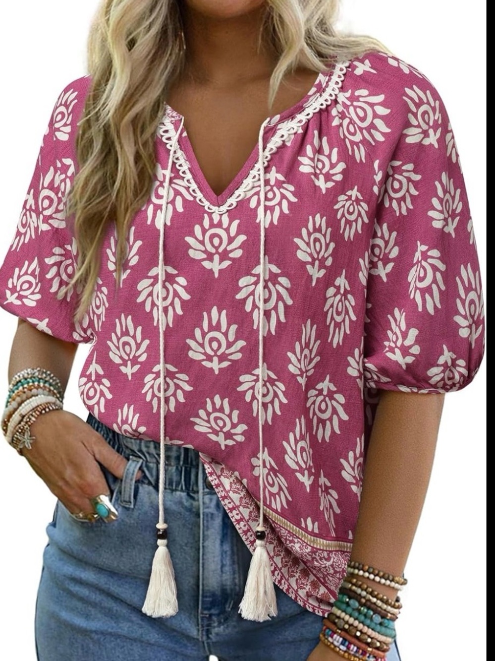 Boho blouse NWT